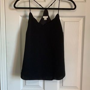Scalloped J Crew Tank